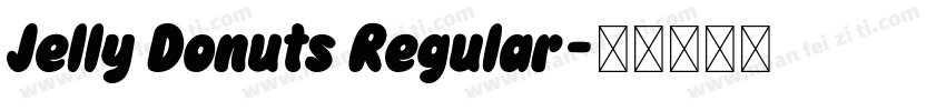 Jelly Donuts Regular字体转换